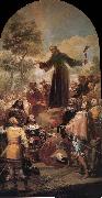 Francisco Goya St Bernardino of Siena preaching before Alfonso V of Aragon oil